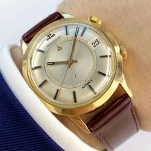 Thumbnail von Jaeger-LeCoultre Memovox Servierte (580e) Memovox Solid Gold Bumper Automatik Datum 37mm