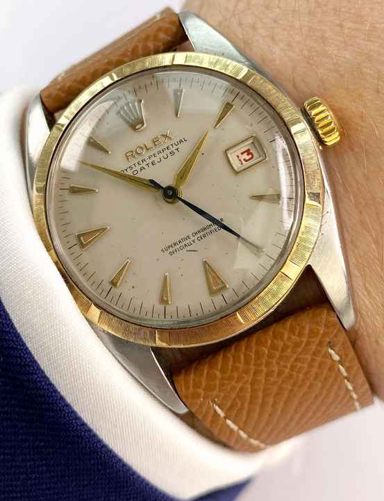  Rolex Datejust 36 Early 1950ties Datejust 36mm Original Dial Roulette Date Automatic Vintage Ref 6155 6105 