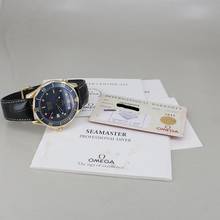 Thumbnail von Omega Seamaster Diver 300 M Automatik 18k Gold Faltschliesse Full Set Top Zustand