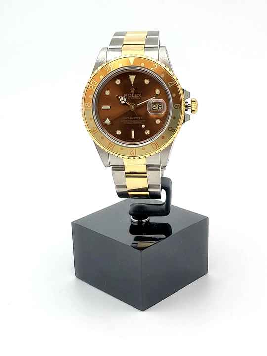  Rolex GMT-Master II Tiger Eye Top condition serviced B+P 