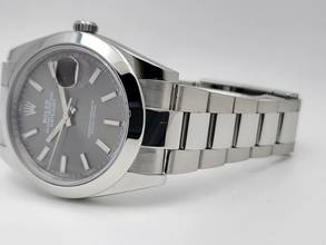 Thumbnail von Rolex Datejust 41 Rhodium top condition Full Set 2021