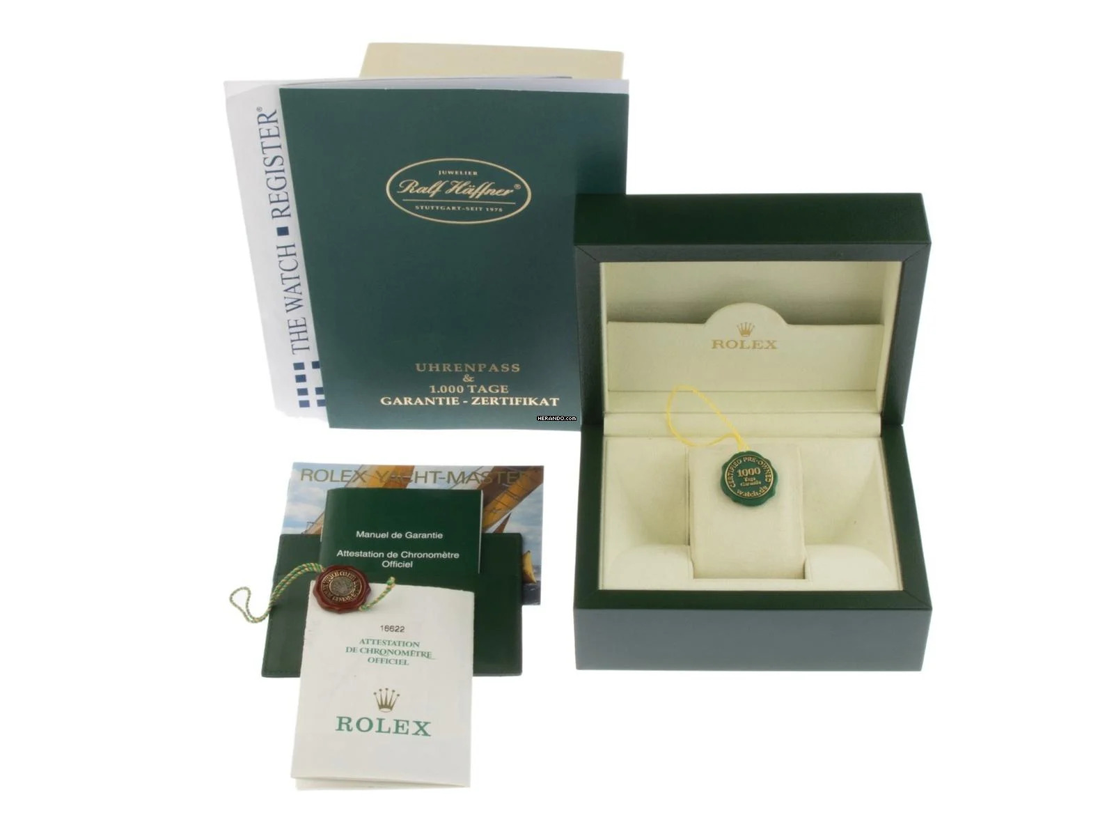 Rolex Yacht-Master 40 Ref.16622 2000 Full Set sehr gut Vintage Yacht-Master Stahl 950 Platin