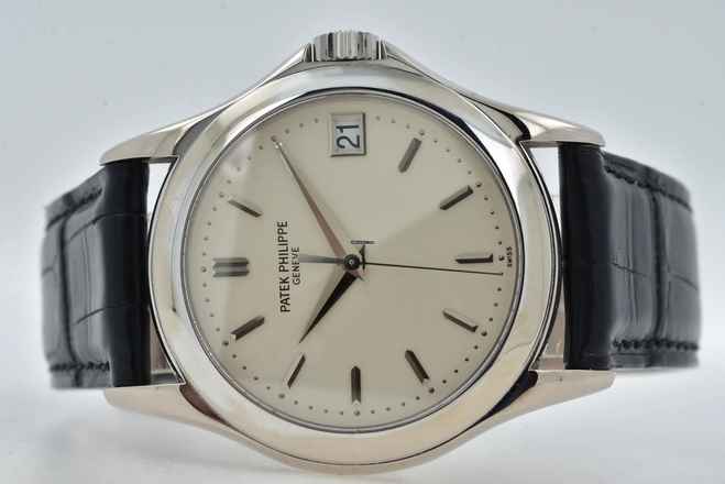  Patek Philippe Calatrava 18k white gold Weißgold 37mm 5107G-001 