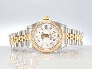 Thumbnail von Rolex Lady-Datejust Edelstahl Gelbgold 750 Diamanten Automatik Gold Stahl Stainless Steel 18kt Yellow Gold Jubilé-band Chronometer Oyster White Dial