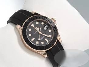 Thumbnail von Rolex Yacht-Master 37 Medium Yachtmaster 37 Mm 268655 2025 Ungetragen Roségold 750 Automatik Gold Damen 18kt Rose Gold Black Dial