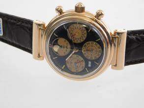 Thumbnail von IWC Da Vinci Perpetual Calendar 18 Karat Rotgold Da Vinci Ewiger Kalender im Traumzustand 18 Kt Rotgold mit original Schließe und neuem Krokoband.