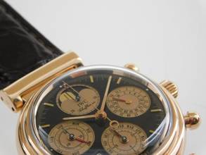 Thumbnail von IWC Da Vinci Perpetual Calendar 18 Karat Rotgold Da Vinci Ewiger Kalender im Traumzustand 18 Kt Rotgold mit original Schließe und neuem Krokoband.