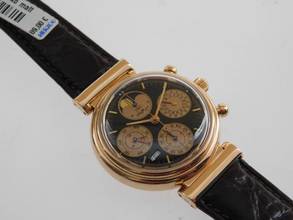 Thumbnail von IWC Da Vinci Perpetual Calendar 18 Karat Rotgold Da Vinci Ewiger Kalender im Traumzustand 18 Kt Rotgold mit original Schließe und neuem Krokoband.