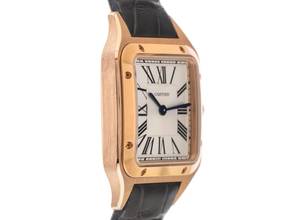 Thumbnail von Cartier Santos Dumont PM kleines Modell Ref.WGSA0022 2025 Full Set Ungetragen Santos-Dumont PM kleines Modell 18kt Roségold