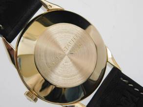 Thumbnail von Vacheron Constantin Fancy Lugs 18 Karat Gelbgold email Dial Herrenuhr Rarität im Top Zustand seltenes Herrenmodell mit Handaufzug P 454 / 5B 34 mm