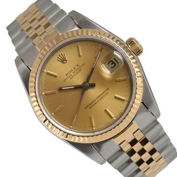  Rolex Datejust 31 68273 Medium 31MM Champagne dial Full Set Full Set 