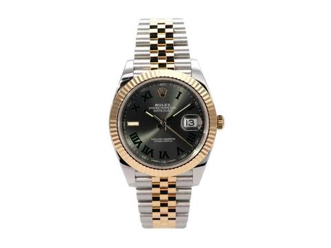  Rolex Datejust 41 Edelstahl Gelbgold Ref. 126333 Slate Jubile-Band 