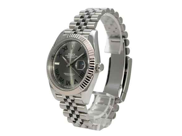  Rolex Datejust 41 Ref. 126334 Rhodium Römisch Jubile-Band 