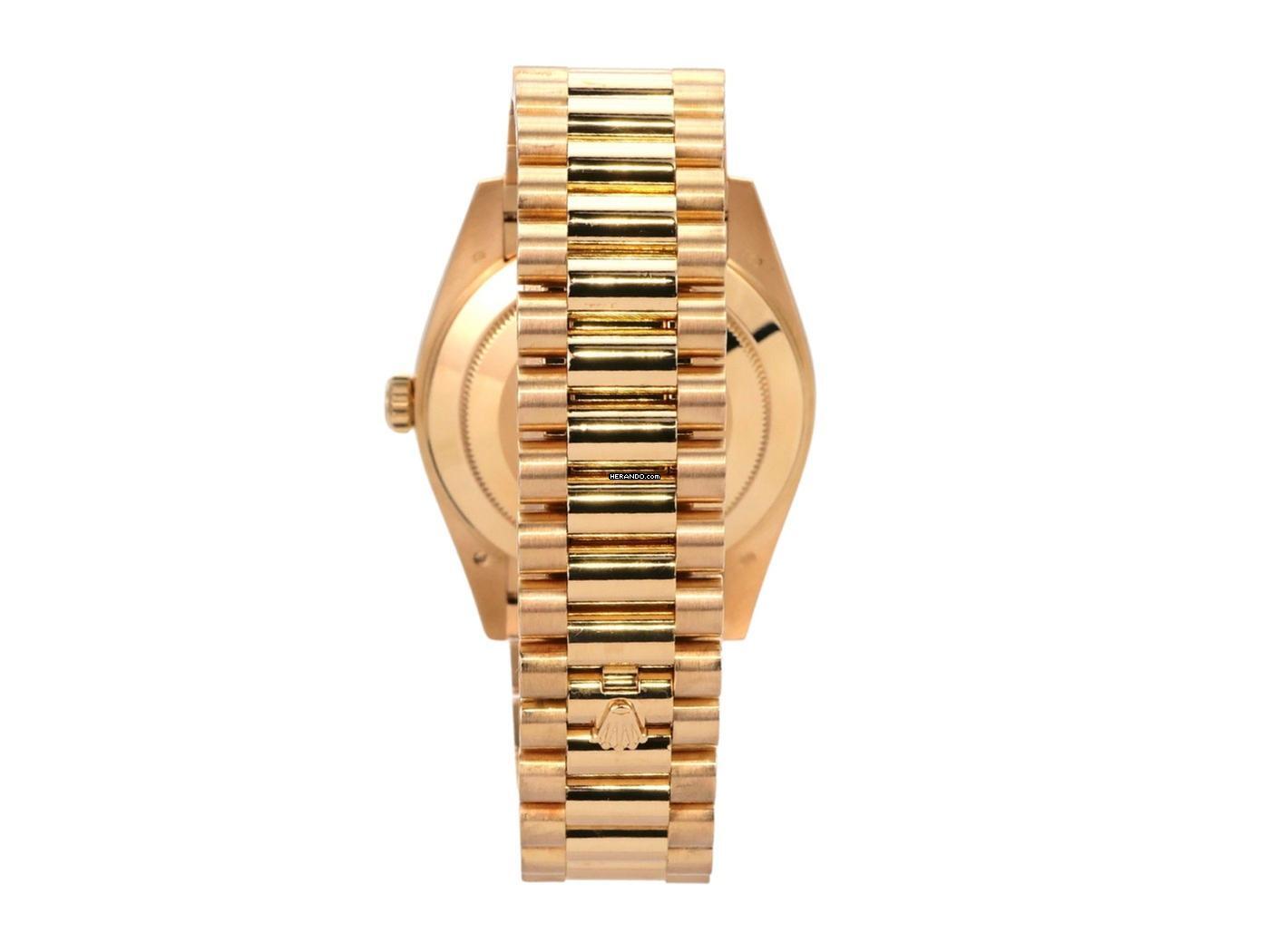 Thumbnail von Rolex Day-Date 40 Gelbgold Ref. 228238 Champagner Diamant