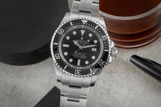 Thumbnail von Rolex Sea-Dweller Deepsea Black Dial Oyster Stahl Automatik Ref. 116660 Papers