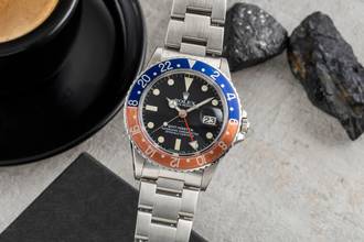 Thumbnail von Rolex GMT-Master 'Pepsi' Edelstahl Automatik Herrenuhr Ref. 16750 Klassiker