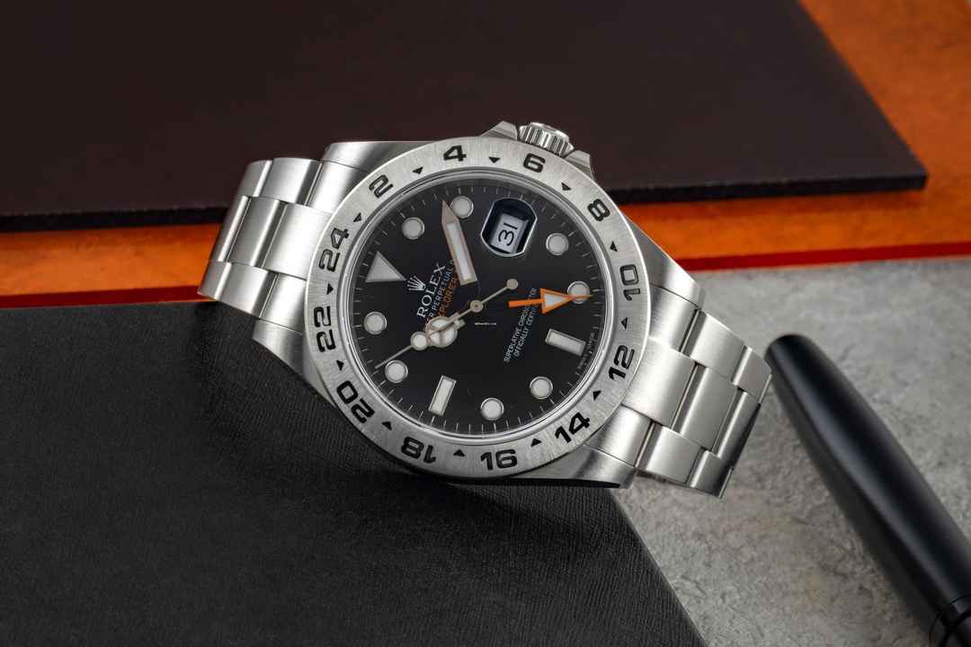  Rolex Explorer II Black Dial Edelstahl Automatik Herrenuhr Ref. 216570 B&P 2016 