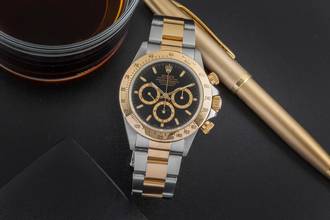 Thumbnail von Rolex Daytona Chronograph Stahl / Gold Automatik Ref.16523 Box & Papiere 1997