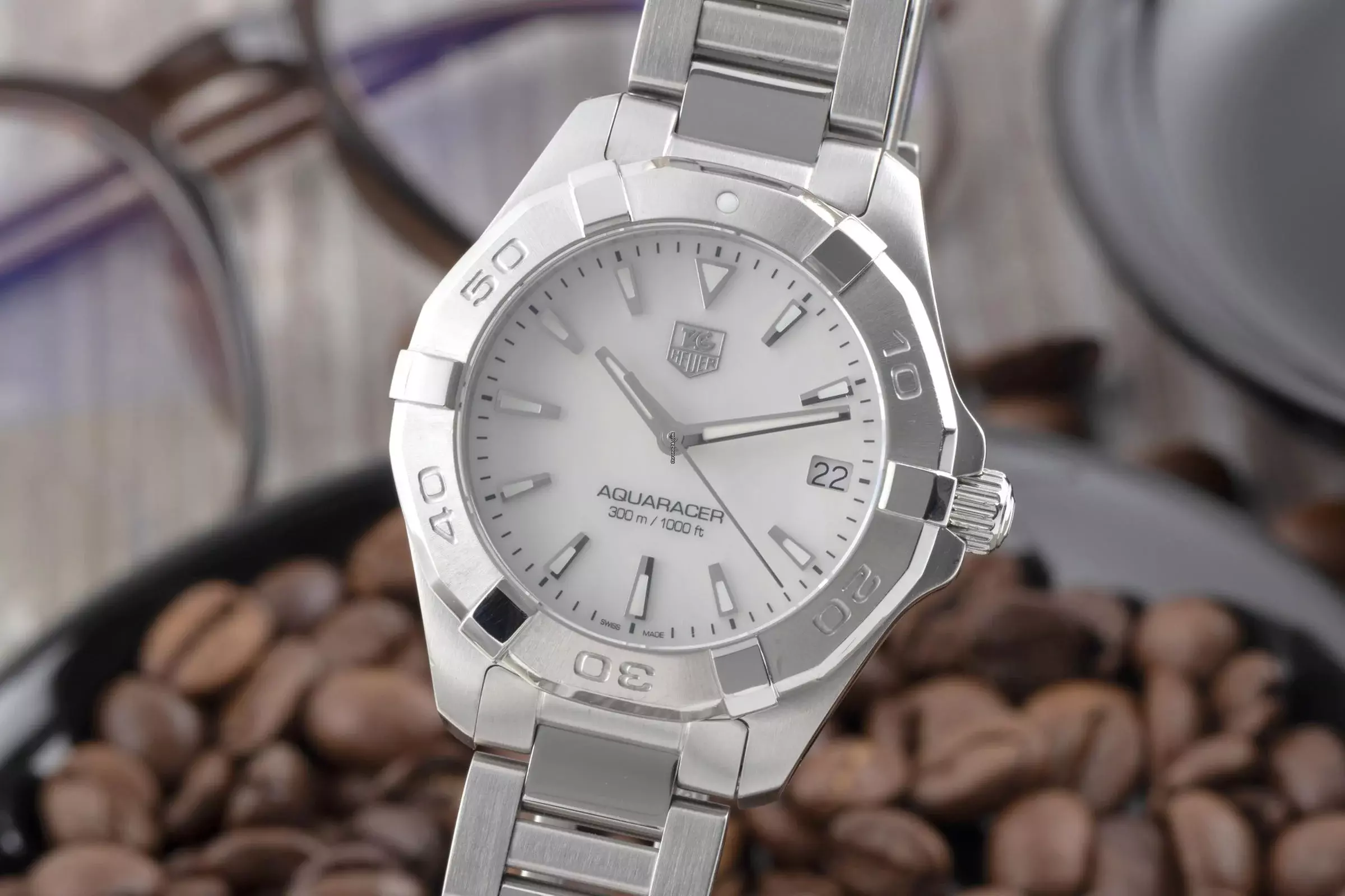  TAG Heuer Aquaracer Lady Stahl Quarz MOP Dial Damenuhr Ref. WAY1312 