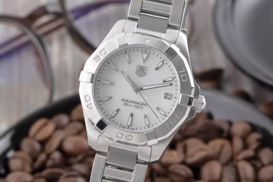  TAG Heuer Aquaracer Lady Stahl Quarz MOP Dial Damenuhr Ref. WAY1312 