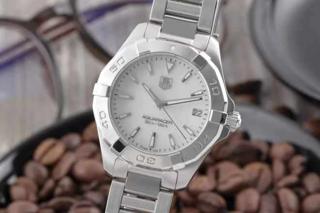  TAG Heuer Aquaracer Lady Stahl Quarz MOP Dial Damenuhr Ref. WAY1312 