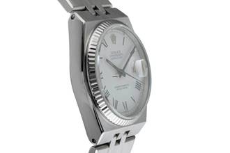 Thumbnail von Rolex Datejust Oysterquartz Silver Dial Stahl Weissgold Herrenuhr Ref. 17014 B&P