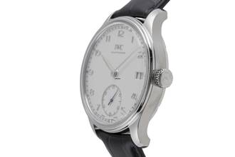 Thumbnail von IWC Portugieser Handaufzug 8 Tage Handaufzug Stahl Herrenuhr Ref. IW510203
