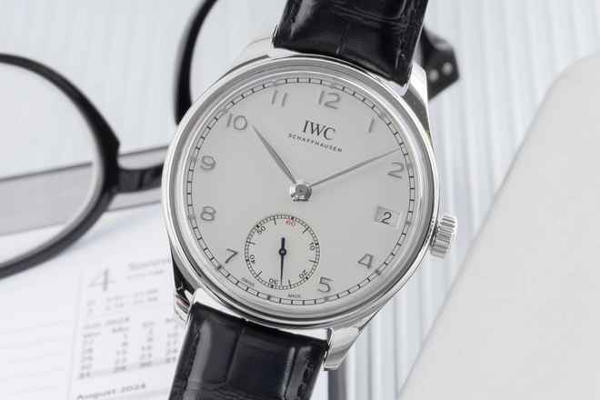  IWC Portugieser Handaufzug 8 Tage Handaufzug Stahl Herrenuhr Ref. IW510203 