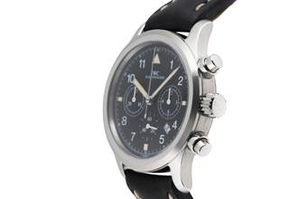 Thumbnail von IWC Fliegeruhr Chronograph Pilot Chronograph Edelstahl Quarz Herrenuhr Edelstahl Ref. IW374101