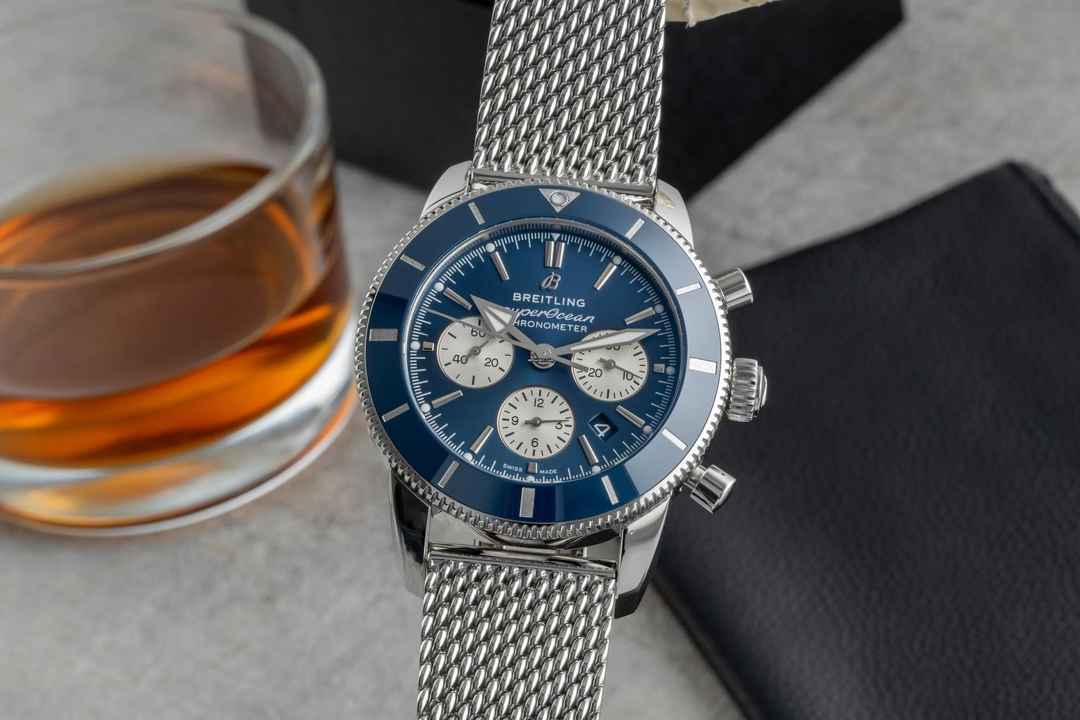  Breitling Superocean Heritage II Chronograph B01 Chronograph Stahl AB0162161C1A1 B&P 