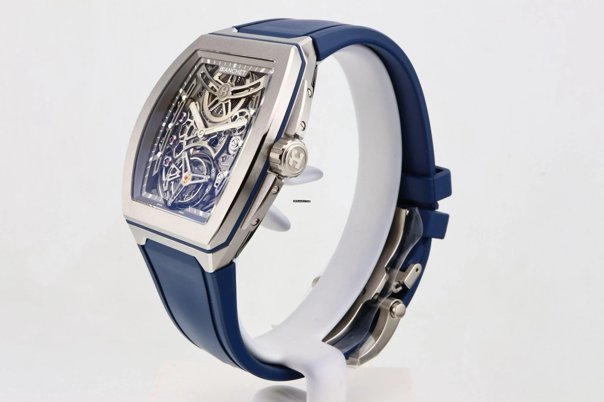 Bianchet B 1.618 Flying Tourbillon UltraFino - Skeleton Titanium Blue - With Box And Papers - UFFTSKTNBL 2026