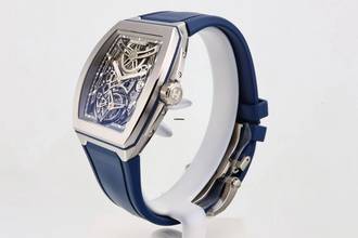 Thumbnail von Bianchet B 1.618 Flying Tourbillon UltraFino - Skeleton Titanium Blue - With Box And Papers - UFFTSKTNBL 2026