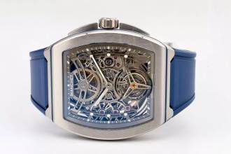 Thumbnail von Bianchet B 1.618 Flying Tourbillon UltraFino - Skeleton Titanium Blue - With Box And Papers - UFFTSKTNBL 2026