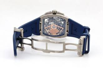 Thumbnail von Bianchet B 1.618 Flying Tourbillon UltraFino - Skeleton Titanium Blue - With Box And Papers - UFFTSKTNBL 2026