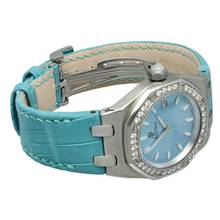 Thumbnail von Audemars Piguet Royal Oak Lady Rare Turquoise Grande Tapisserie dial Ref. 67601ST