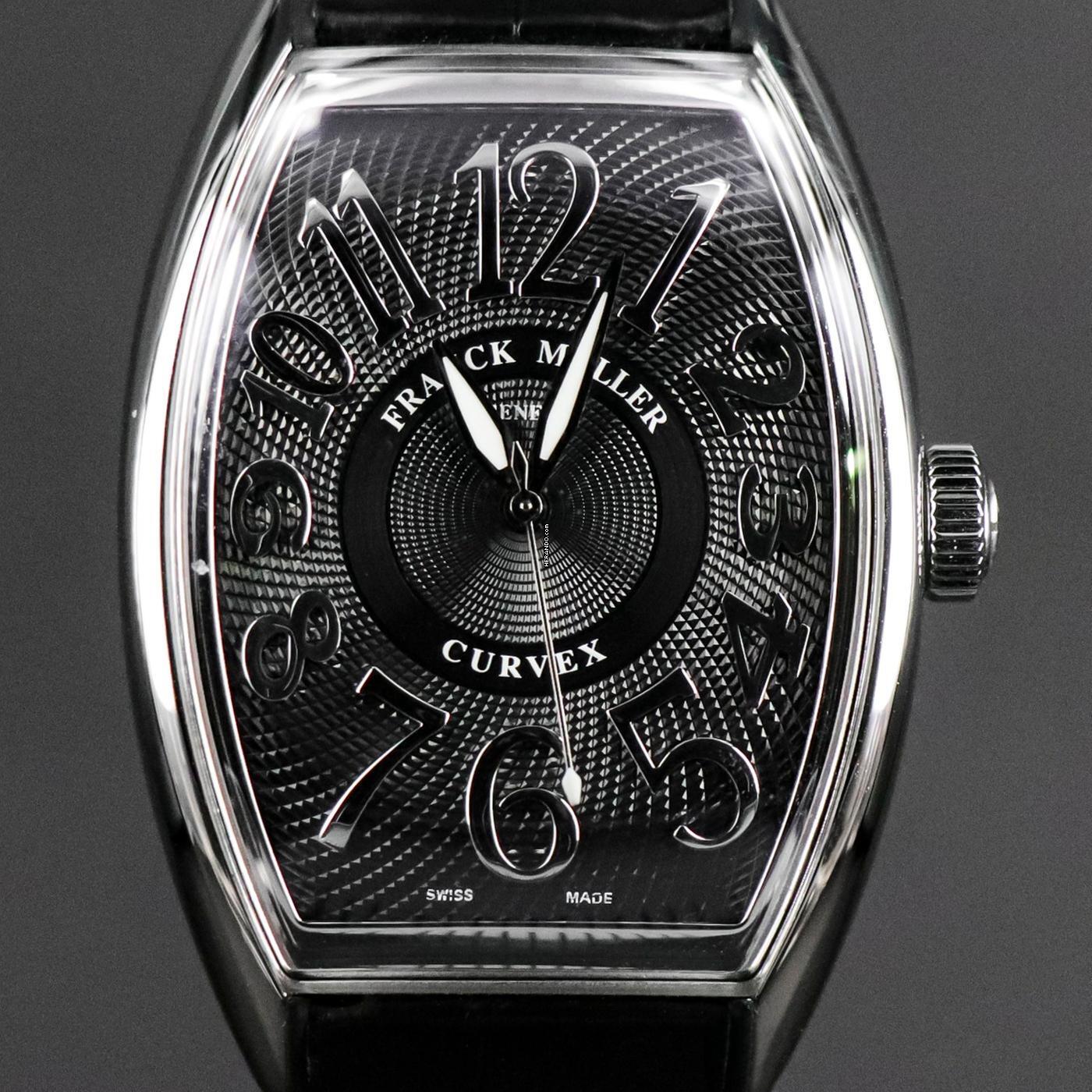  Franck Muller Curvex Black Dial 