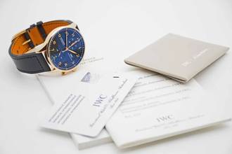 Thumbnail von IWC Portugieser Chronograph Portuguese Chronograph Roségold IW3714 Zifferblatt schwarz deutsche Auslieferung