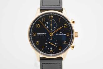 Thumbnail von IWC Portugieser Chronograph Portuguese Chronograph Roségold IW3714 Zifferblatt schwarz deutsche Auslieferung
