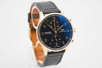 Thumbnail von IWC Portugieser Chronograph Portuguese Chronograph Roségold IW3714 Zifferblatt schwarz deutsche Auslieferung