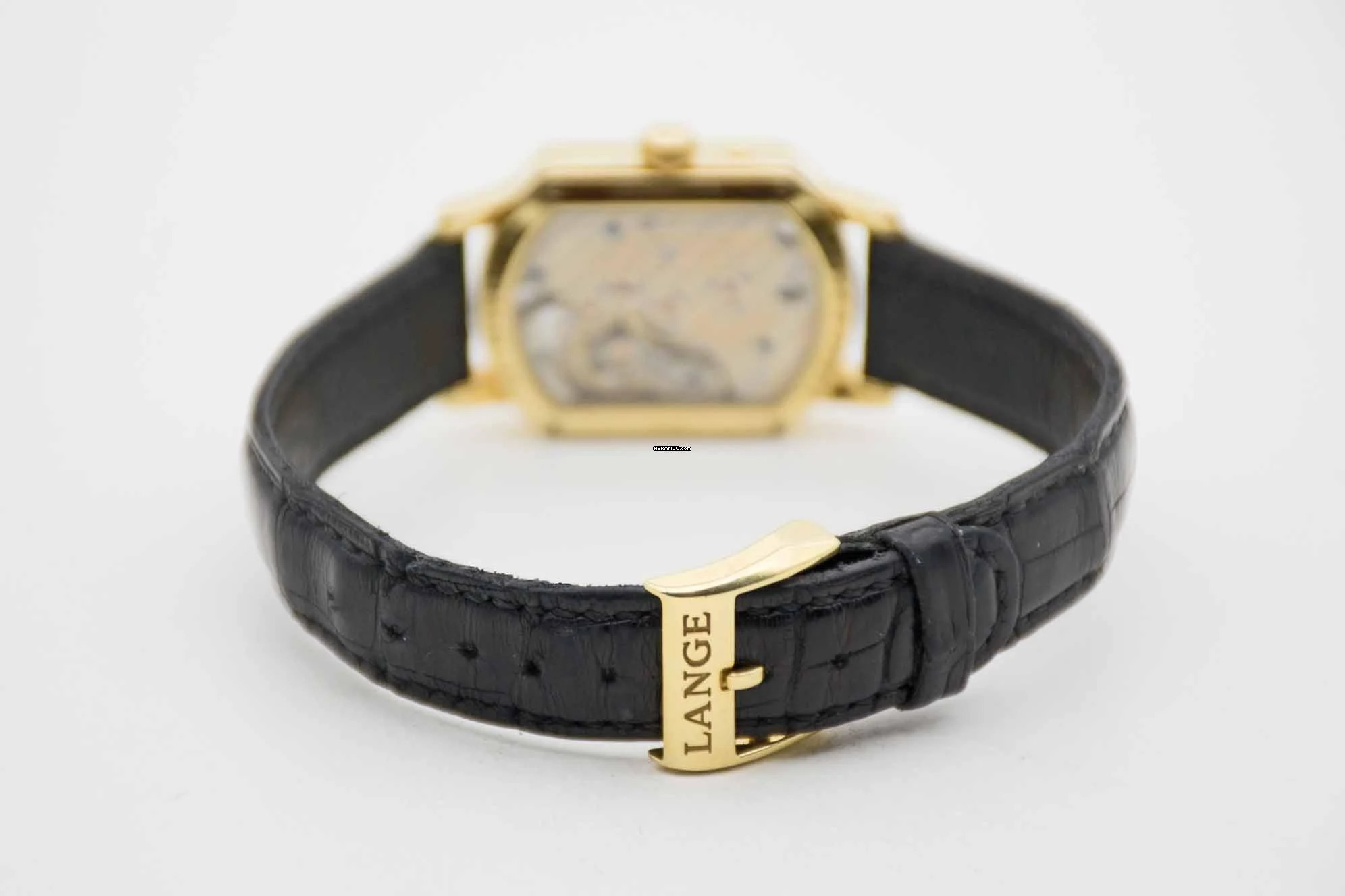 Thumbnail von A. Lange & Söhne Lange 1 Arkade Gelbgold mit 1,2 kt Diamanten Wempe Fullset aus 2004