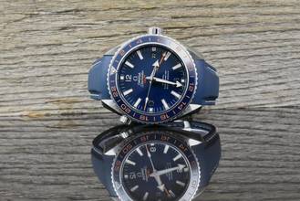 Thumbnail von Omega Seamaster Planet Ocean Gmt GoodPlanet / Blue Ceramic - Box & Papiere