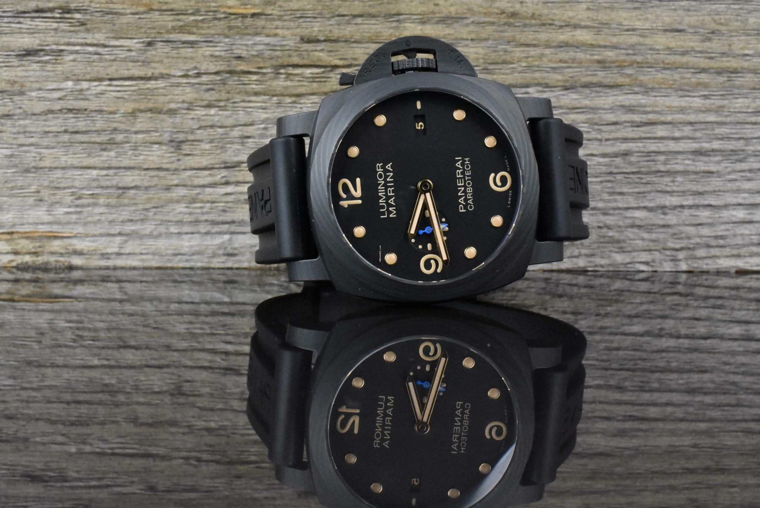  Panerai Luminor Marina 1950 3 Days Automatic Carbotech Panerai Service 11/2024 