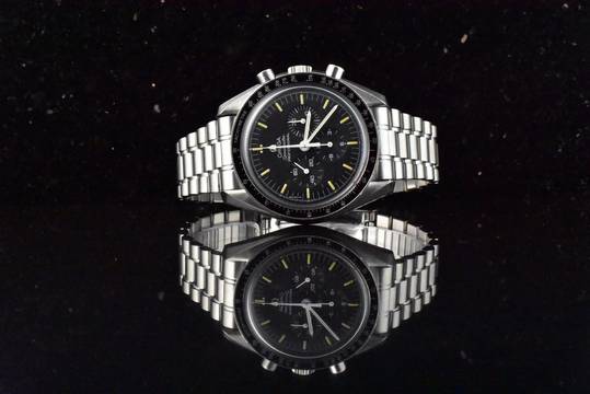  Omega Speedmaster Professional Moonwatch Apollo XI 25th Anniversary Limited Edition unpoliert Box & Papiere 