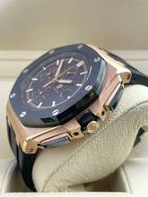 Thumbnail von Audemars Piguet Royal Oak Offshore Chronograph Rosegold 18Kt. WITH BOX AND PAPERS LIKE NEW year:2019 SERVICED 44mm