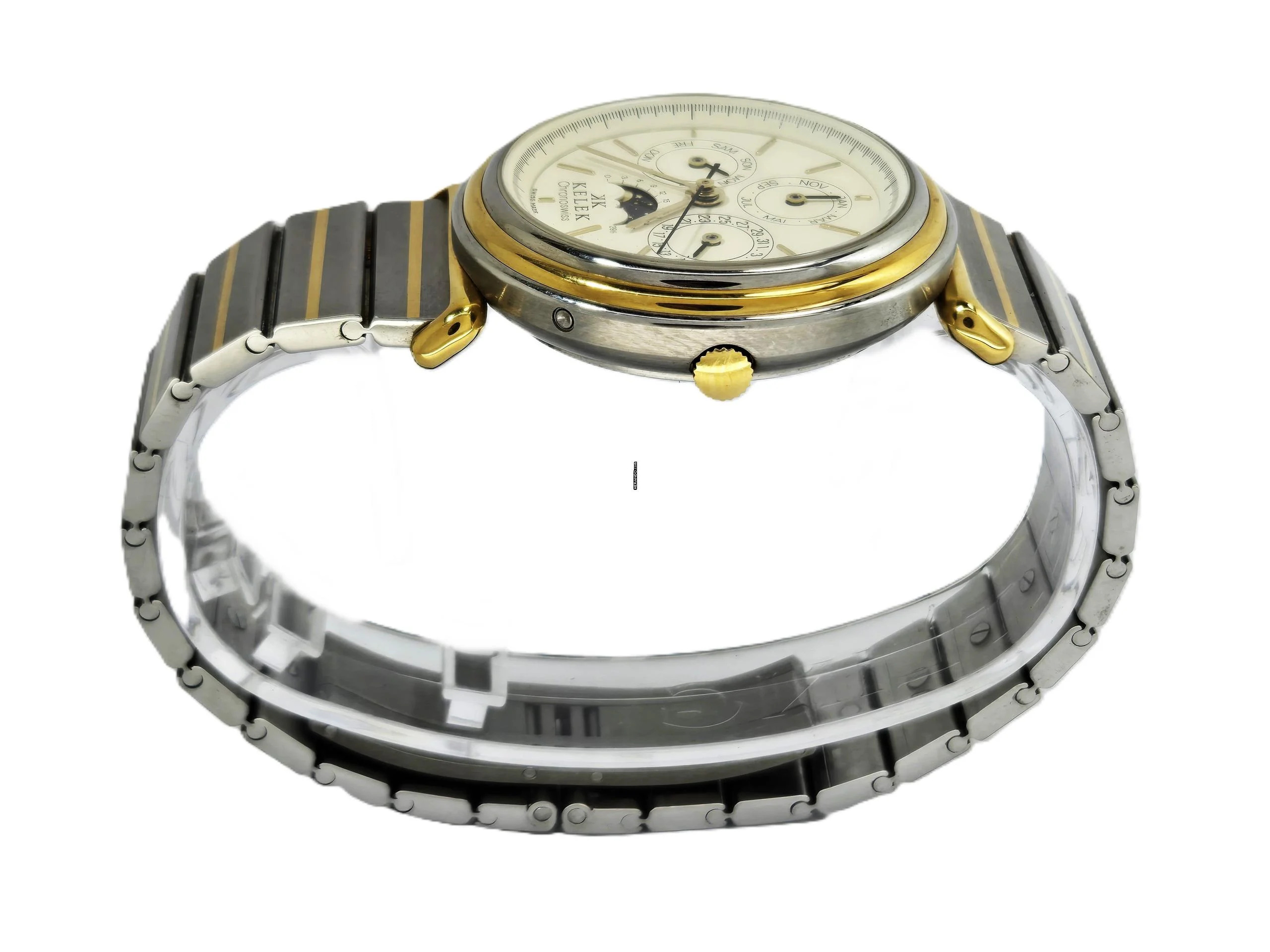 Thumbnail von Chronoswiss Kelek 5287-4-A-S2 rare Triple Date Moonphase Stahl / Gold