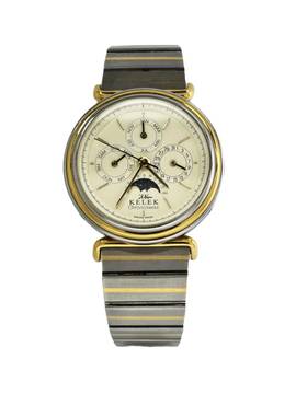 Chronoswiss Kelek 5287-4-A-S2 rare Triple Date Moonphase Stahl / Gold