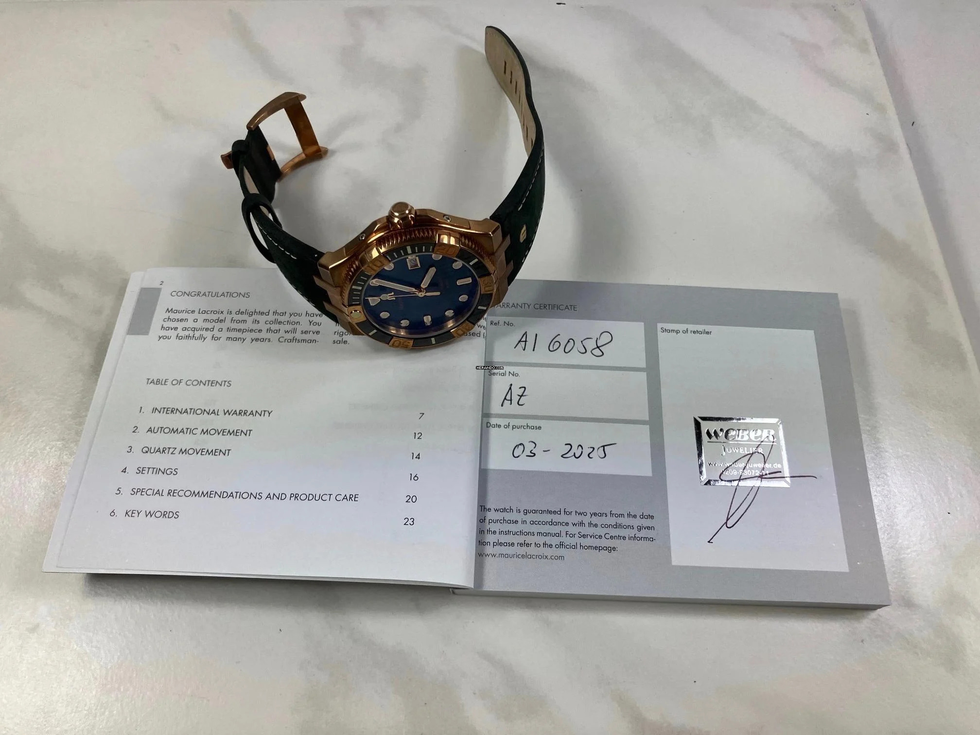 Thumbnail von Maurice Lacroix AIKON Automatic Venturer Bronze limited Edition