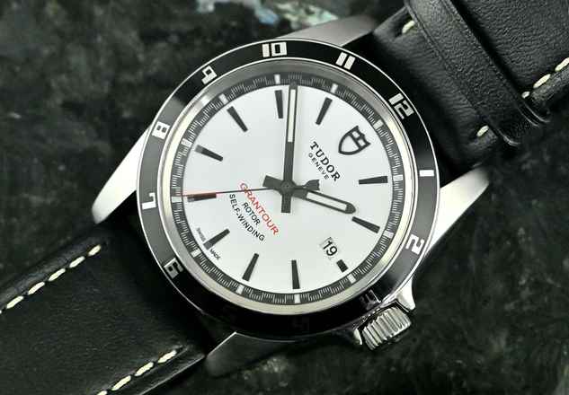 Tudor Grantour Date 20500N | CC100 Full Set 2012 | white dial | Steel 