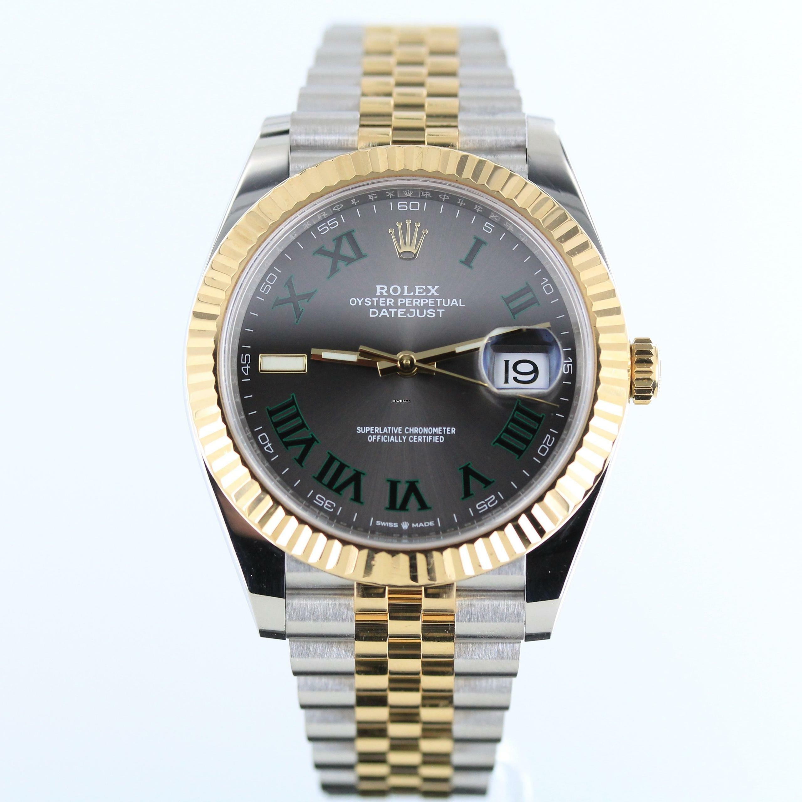 Thumbnail von Rolex Datejust 41 Ref.126333//Jubilee//Wimbledon Dial//#756