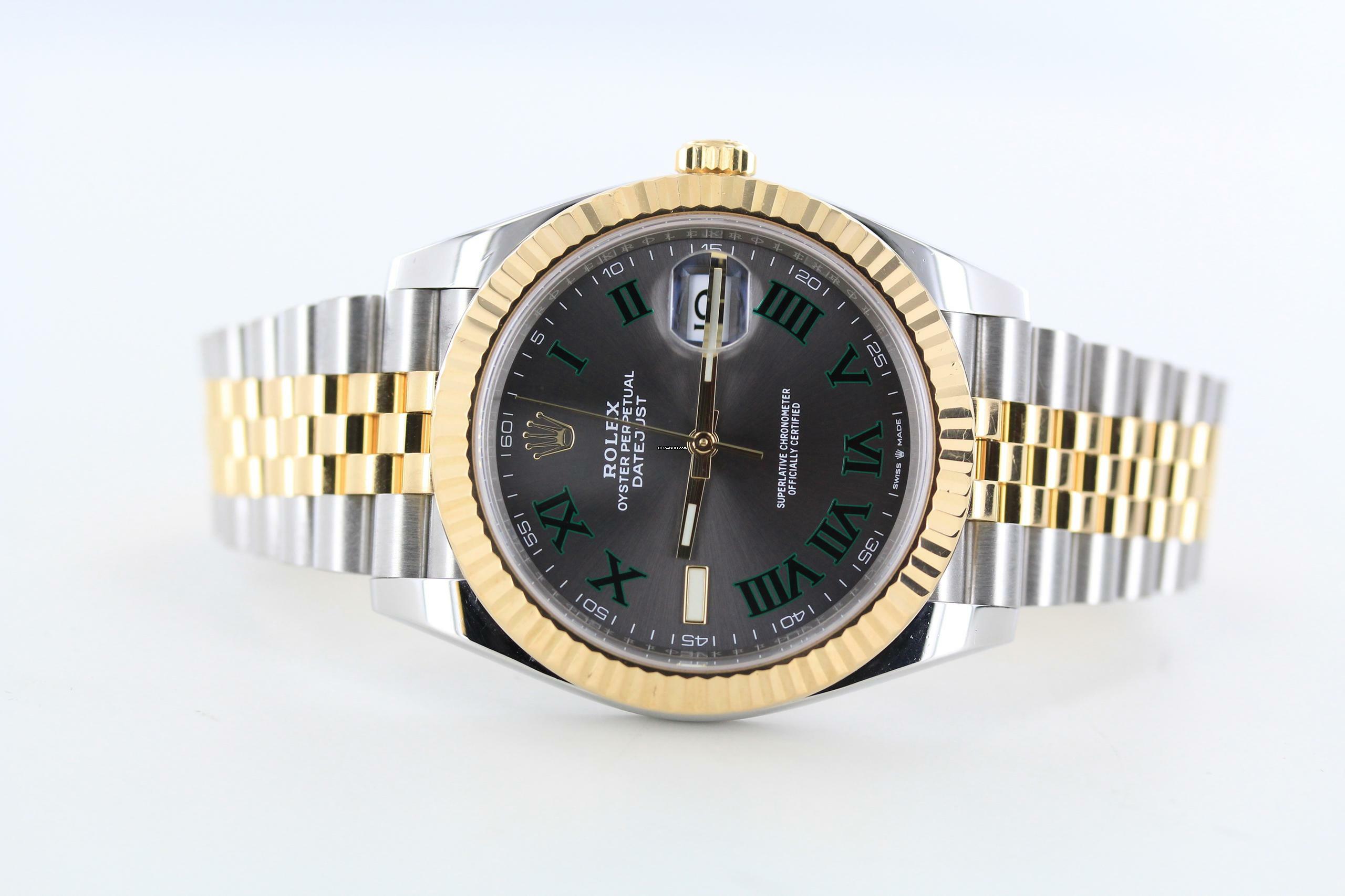 Thumbnail von Rolex Datejust 41 Ref.126333//Jubilee//Wimbledon Dial//#756